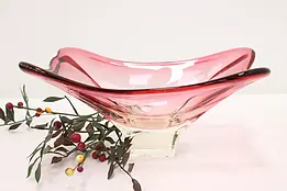 Italian Murano Vintage Blown Art Glass Sculpture or Bowl #48812