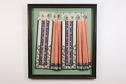 Framed Traditional Asian Ceremonial Dance Skirt, 48.5" #49734