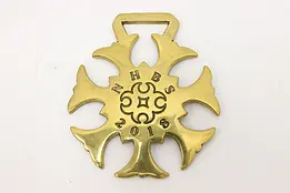 Horse Harness Brass Medallion, NHBS #45916